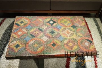 Flow of Property Colored-Pencil Coffee Table