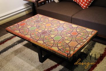 Infinity & Beyond Colored-Pencil Coffee Table