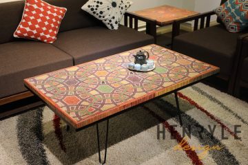 Infinity & Beyond Colored-Pencil Coffee Table