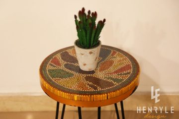 Lotus Pond Colored-Pencil Coffee Table IV 1