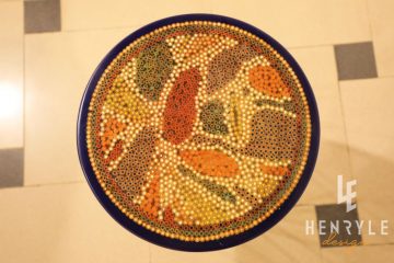 Lotus Pond Colored-Pencil Coffee Table VI 1