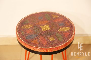 Lucky Coins Colored-Pencil Coffee Table VI 3