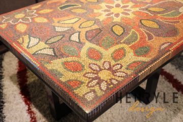 Melody of Mother Nature Colored-Pencil Coffee Table