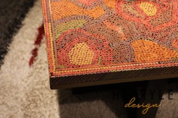 Rose Garden Colored-Pencil Coffee Table