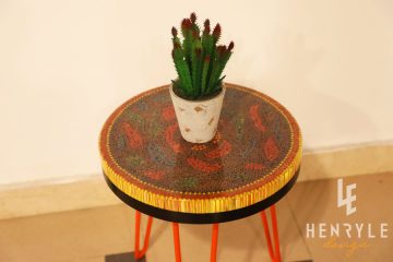 Rose Garden Colored-Pencil Coffee Table IV 1