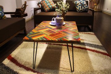 The Whimsy of Life Colored-Pencil Coffee Table
